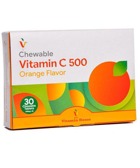 تصویر  ویتامین لایف قرص جویدنی ویتامین ث Vitamin Life Vitamin C 500        500
