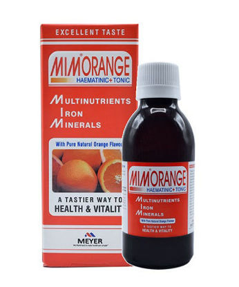 تصویر  شربت مولتی ویتامین میم اورنج   Mim Orange Syrup