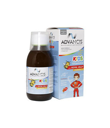 تصویر  شربت کیدز ویتامینز ادونسیس همراه با رویال ژلی   Advancis Kids Vitamins with Royal Jelly