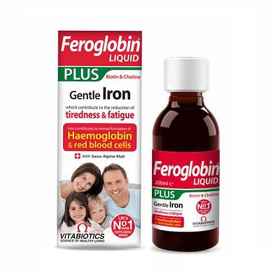 تصویر  شربت فروگلوبین پلاس    Feroglobin Plus Liquid