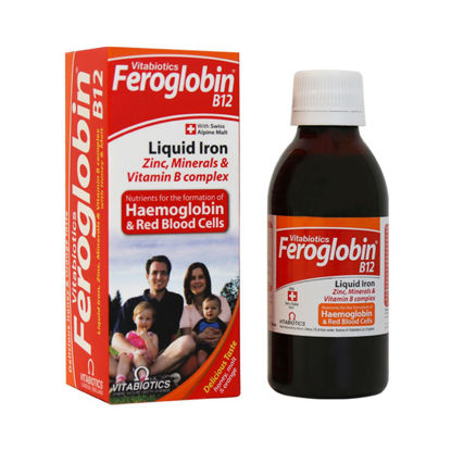 تصویر  شربت فروگلوبین ب Feroglobin B12   12