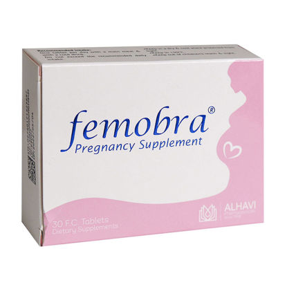 تصویر  قرص روکش دار فموبرا     Pregnancy Supplement Femobra