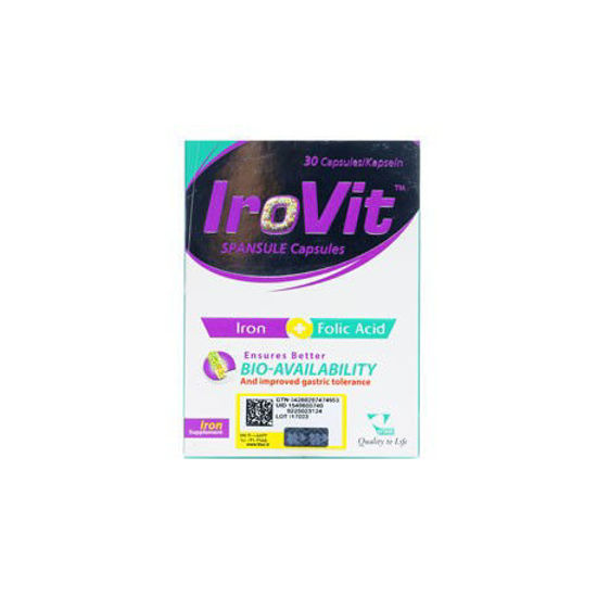 تصویر  کپسول آیروویت ویتان  Irovit