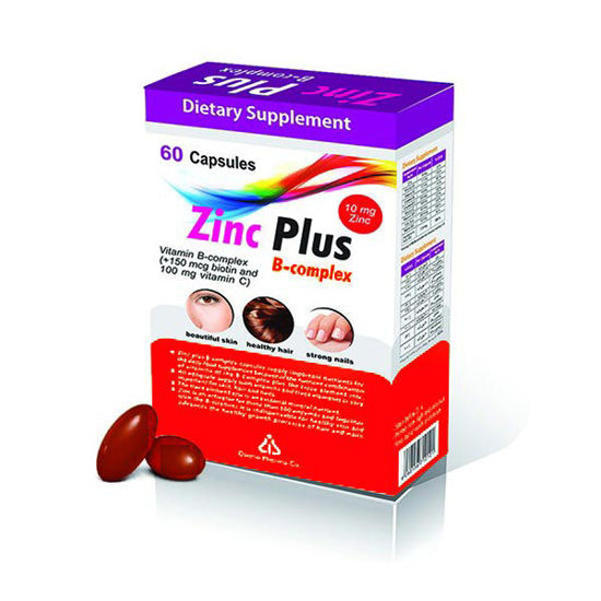 تصویر  کپسول زینک پلاس 10 میلی گرم ب کمپلکس    Zinc Plus 10 mg B-complex