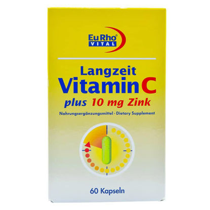 تصویر  کپسول ویتامین ث و روی 10 میلی گرم      Vitamin C plus Zink