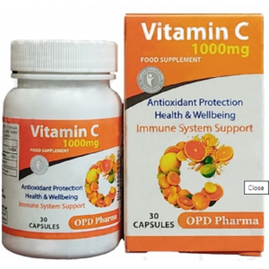 تصویر  کپسول  ویتامین ث 1000 میلی گرمی      Vitamin C ۱۰۰۰ mg