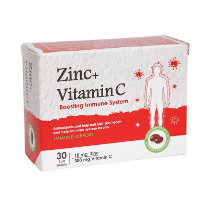 تصویر  کپسول زینک پلاس ویتامین ث   Zinc Plus Vitamin C