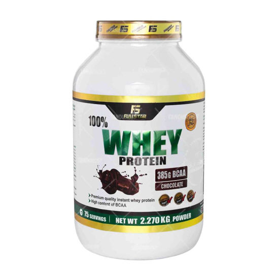 تصویر  پودر  وی پروتئین 100 درصد فول استار 2.270 کیلوگرم Fullstar 100% Whey Protein