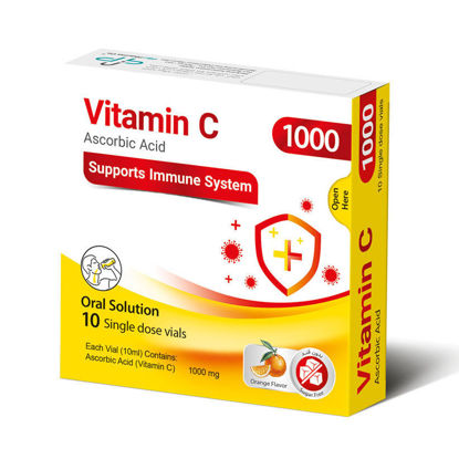 تصویر  محلول خوراکی ویتامین ث 1000 میلی گرمی   Oral Solution Vitamin C 1000 mg