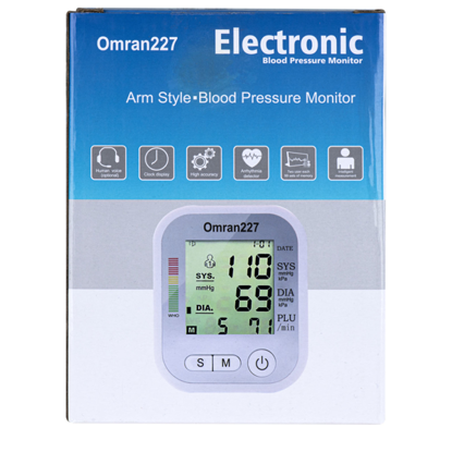 تصویر  دستگاه فشار سنج بازویی الکترونیکی امران     227 Omran227 electronic arm style-blood pressure monitor