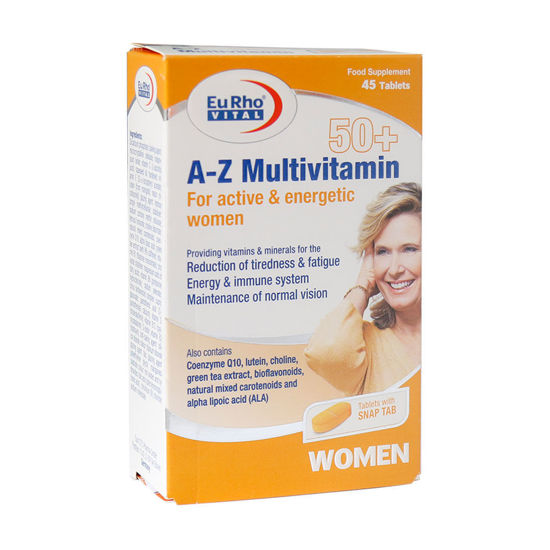 تصویر  قرص A Z مولتی ویتامین بالای 50 سال بانوان  A Z Multivitamin +50 For Women