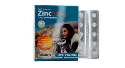 تصویر  قرص زینک 15 میلی گرم    Zinc 15 mg